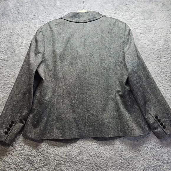 Talbots Womens Gray Skirt Suit Set Size 18 XL Wool Blend - Picture 16 of 16